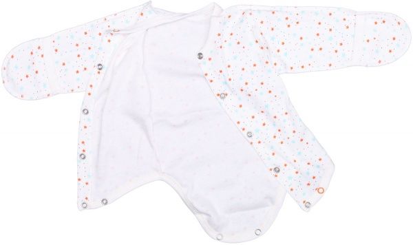 Боди детское Маленькие люди 1004-125 р.50 белый с принтом 