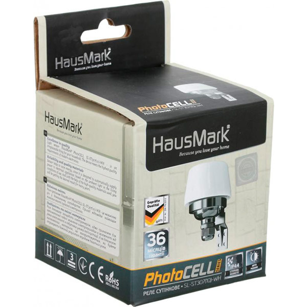 Сумеречное реле HausMark SL-ST307(10)-WH
