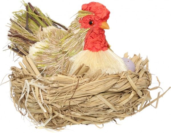 Декорация Курица в гнезде B215S6080-1