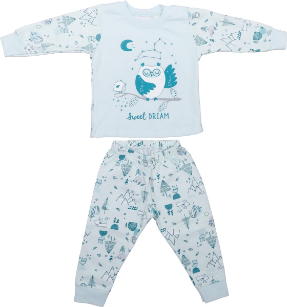 Піжама дитяча Фламінго р.86 ментоловий 613-007 