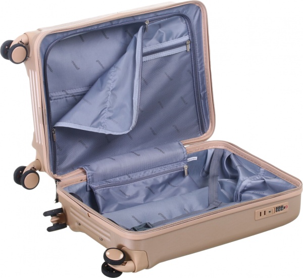 Чемодан 39 л серый LS22300 49х36х22 ABS 