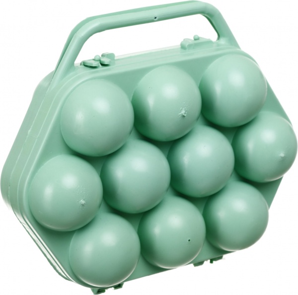 Лоток на 10 яиц пластик красный