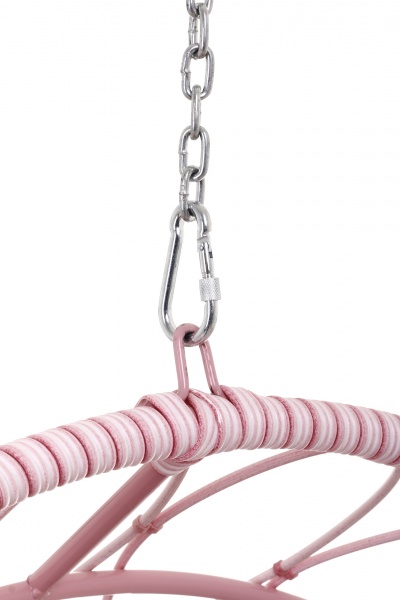 Кресло-кокон Сфера плетение рональд пудра