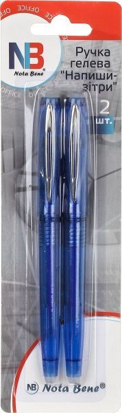 Набор ручек гелевых Nota Bene Напиши-сотри 2 шт. 