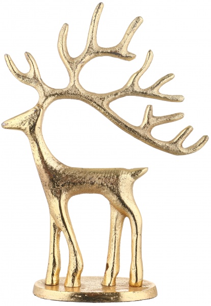 Статуэтка олень золотой большой 25x18x6 16091 B