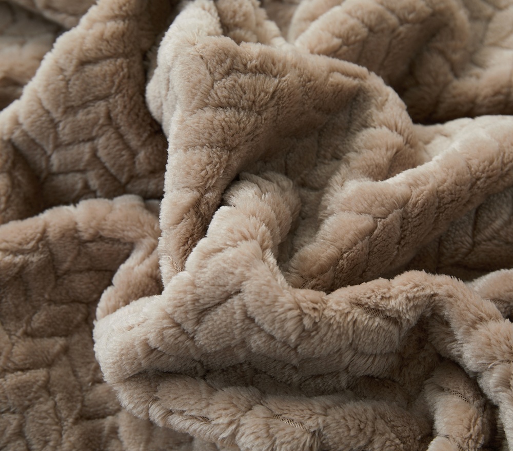 Плед Embossed Leon 160x200 см тауп La Nuit