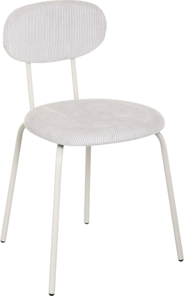 Стул Smile velvet бежевый / белый