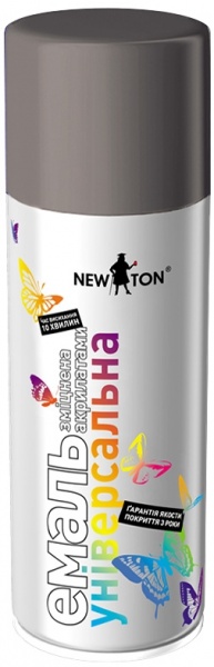 Эмаль New Ton аэрозольная универсальная RAL 7016 серый антрацит глянец 400 мл