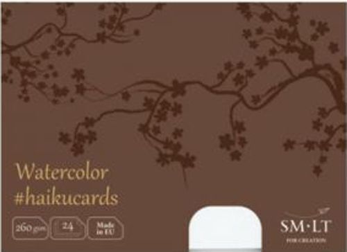 Набороткрыток для акварели HAIKU в коробке 14,7 * 10,6см, 260г / м2 Smiltainis 