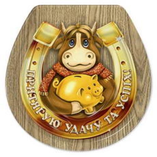 Магніт Символ року Притягую удачу та успіх — фото 1