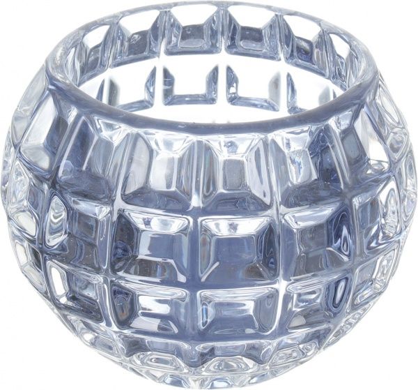 Подсвечник стеклянный 12.5х11 см в ассортименте