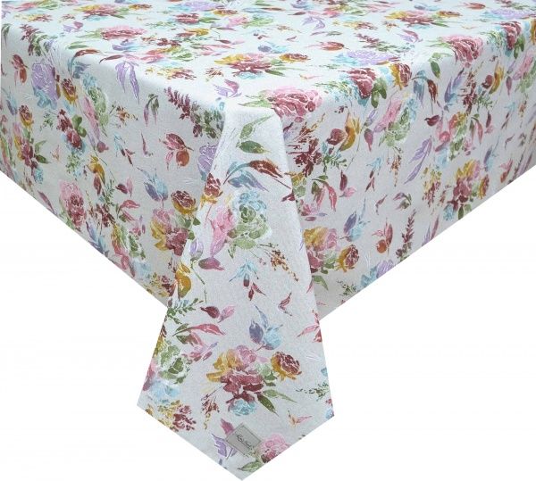Скатертина ORO Троянда кольорова 136x220 см La Nuit 