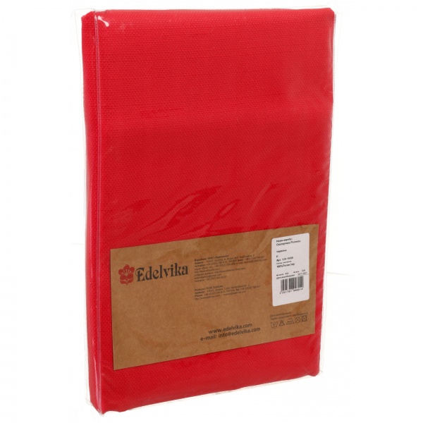 Скатерть 523-19/00 140x260 см красный Эдельвика 