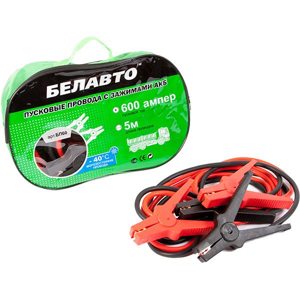 Старт-кабель БЕЛАВТО 600 A 5 м