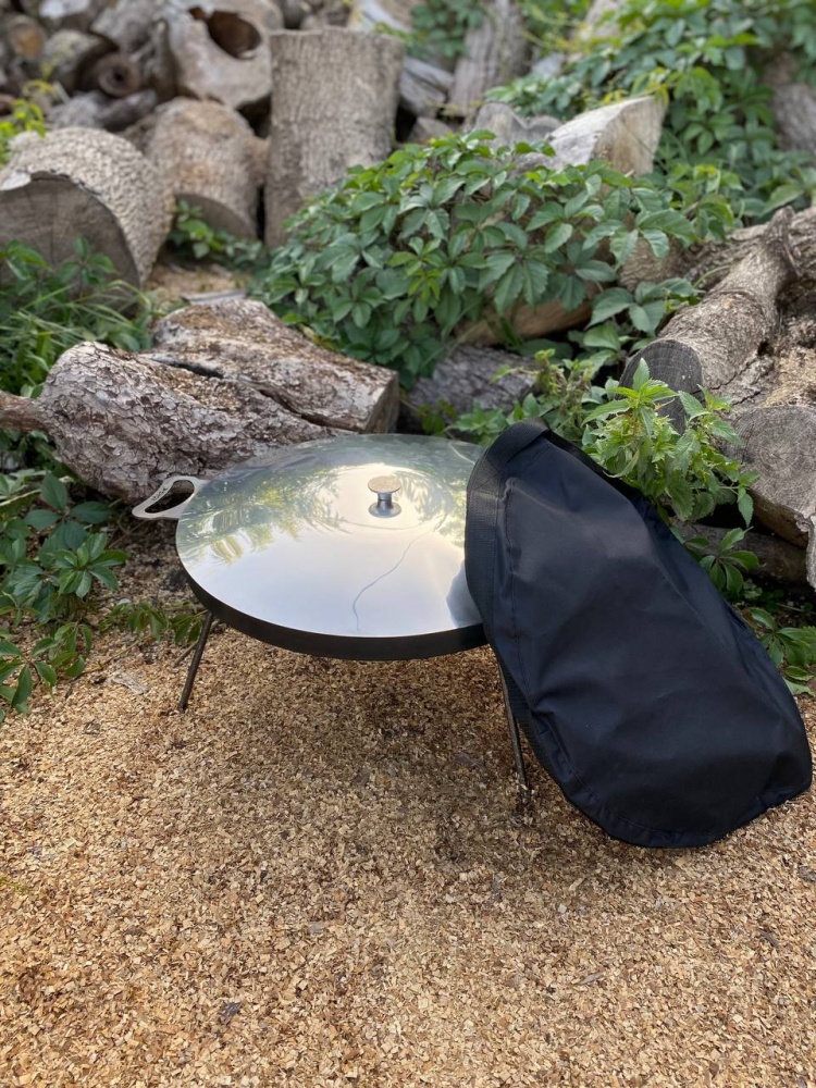 Сковорода туристична 40 см з кришкою і чохлом