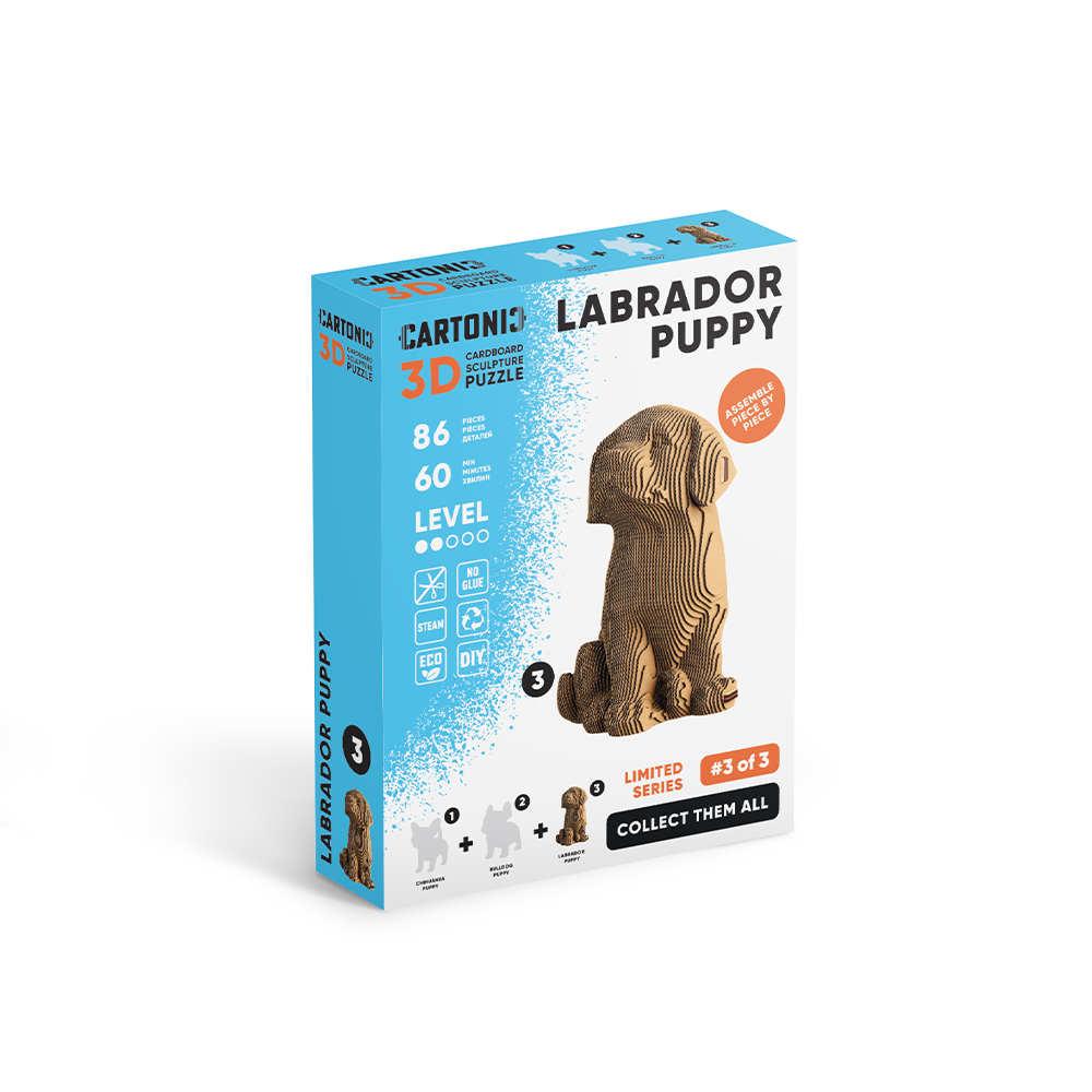 Конструктор картонный Cartonic 3D Puzzle LABRADOR PUPPY CARTMNLABRA