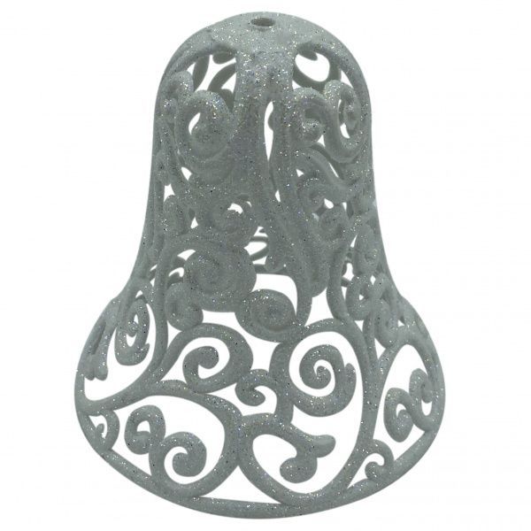 Прикраса новорічна MISLT Дзвіночок ажурний DELL3d 100-0 10 см