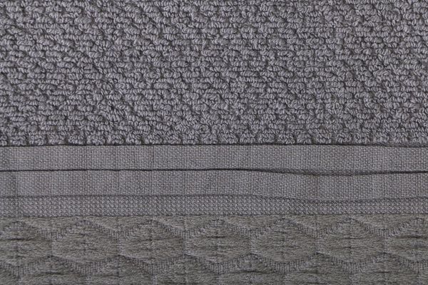 Рушник Glory 70x140 см сірий 