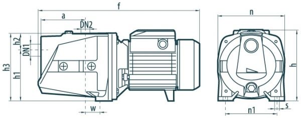 Насос самовсасывающий Насосы плюс оборудование JSWm 10МX