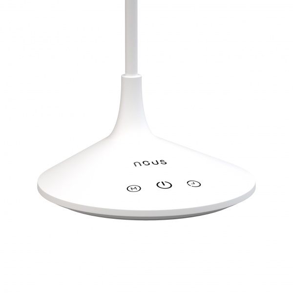 Настольная лампа офисная Nous c аккумулятором LED 6 Вт белый S3 