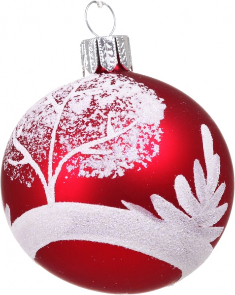 Шар новогодний мульти d 60 мм в ассортименте