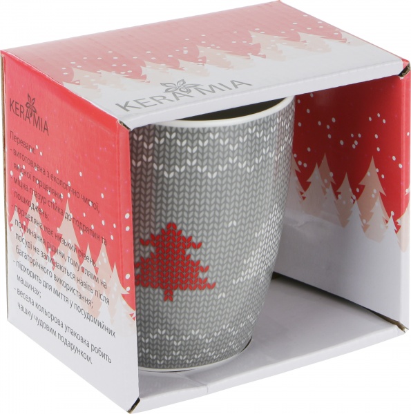 Чашка Вязаная елка 360 мл Keramia