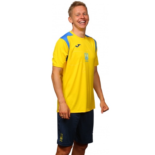 Футболка форми збірної України 2021 Joma Ukraine Official Replica T-shirt 101264.907 р.XL жовтий