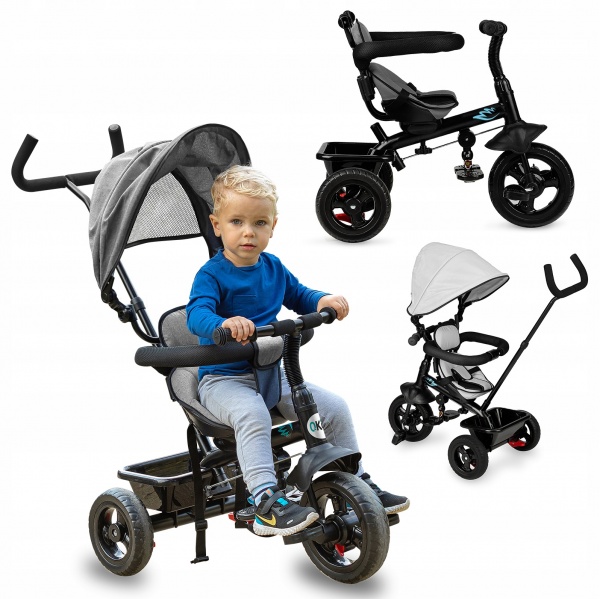 Велосипед-коляска Qkids Mila серый ROTR00006 