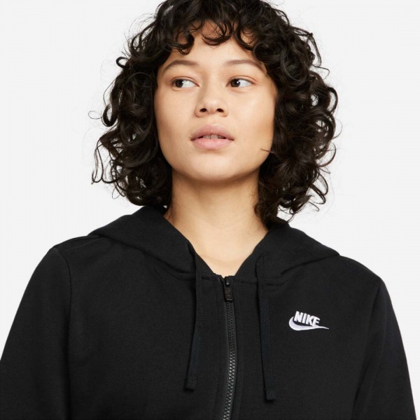 Джемпер Nike CLUB FLC FZ HOODIE STD DQ5471-010 р. XL чорний