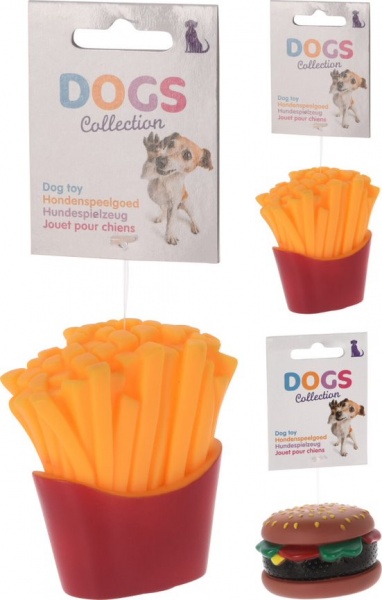 Игрушка для собак Картошка/Гамбургер