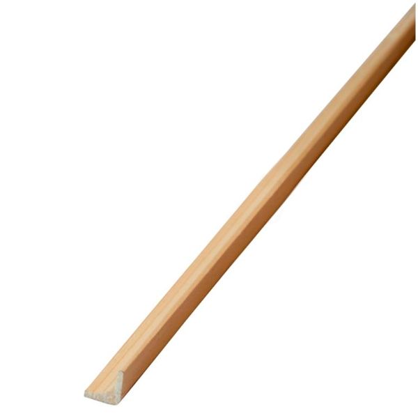 Уголок радиальный ЛІСБУДІНВЕСТ внутренний 15х15х2500 мм сосна