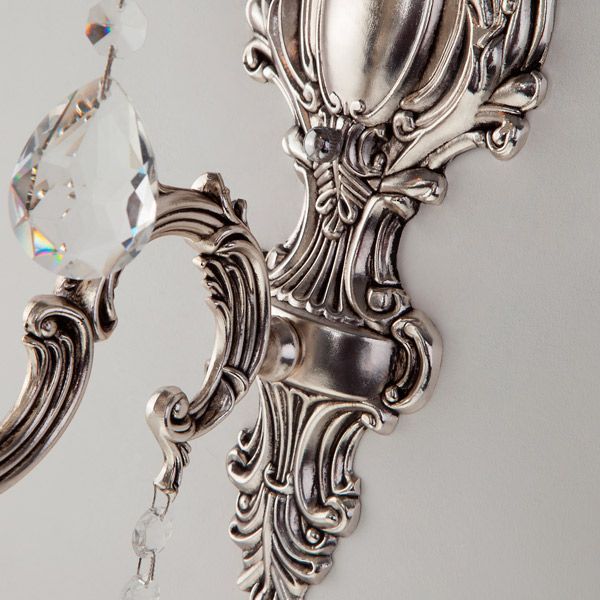 Бра Strotskis Clarence 1x60 Вт E14 сріблястий 282/1 