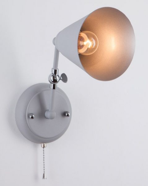 Бра Strotskis Nigella 1x40 Вт E27 сірий/металік 70052/1 