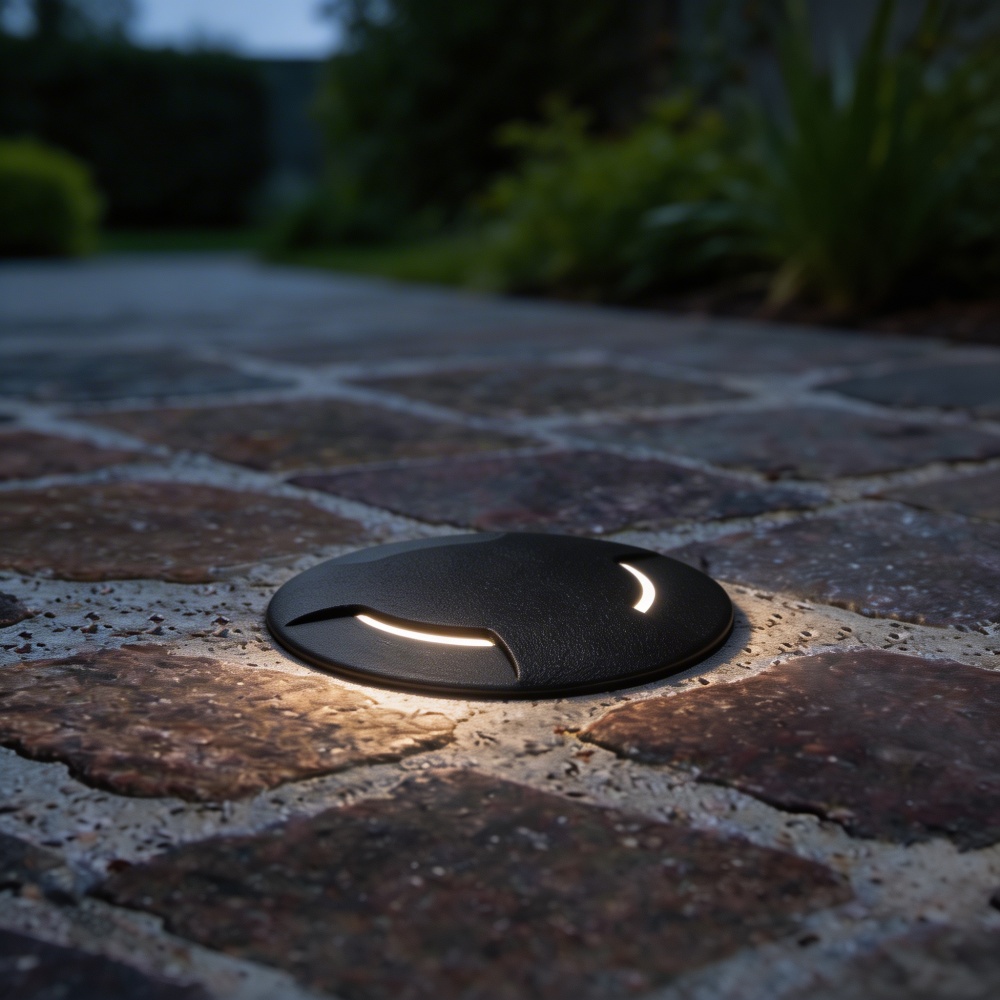 Светильник уличный встроенный FUMAGALLI CECI 90-3L CCT GU10 2,9 Вт IP67 черный