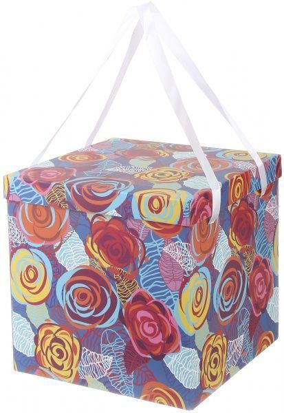 Подарочная коробка с лентой КороBox L