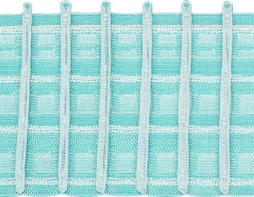 Тесьма Stradivari 41946/100 прозрачная равномерная 1:2,5 4 ряда петель Bandex