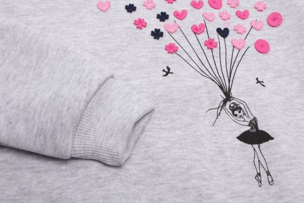 Світшот ALG р.134 меланж 721469 