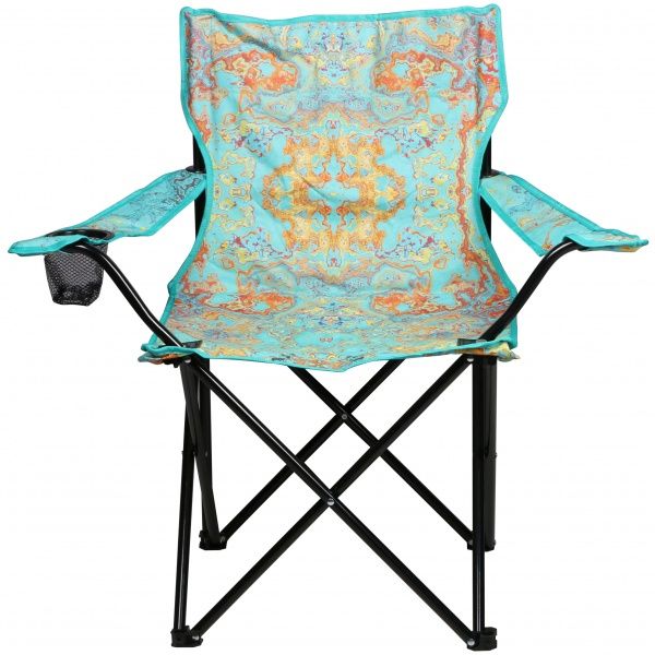 Стул раскладной 50х50х80 см OC00184 бирюза