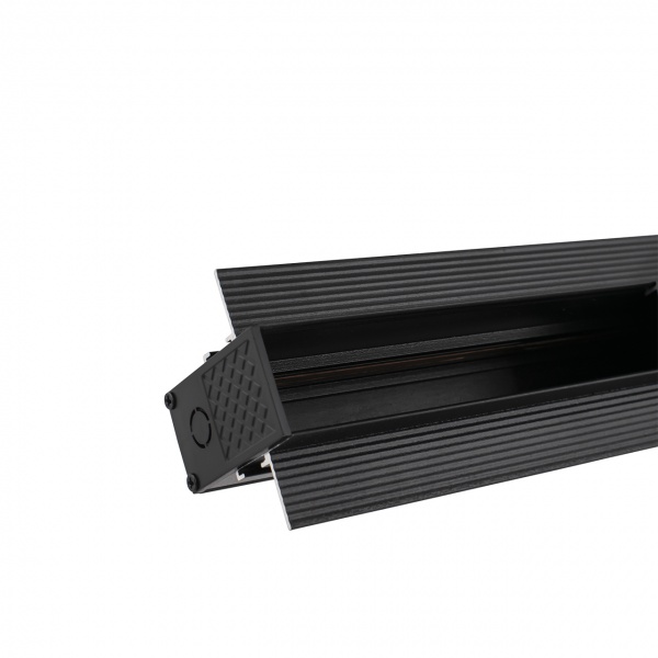 Шинопровод 1-фазный под магнитные треки встроенный Hopfen 964241 100 см черный 