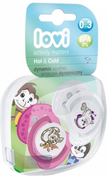 Пустушка динамічна Lovi Hot & Cold 2 шт. 22/816 girl