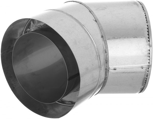 Коліно термо 1 мм нерж/оц Ф180/250 мм 45°LIRA-LTD 