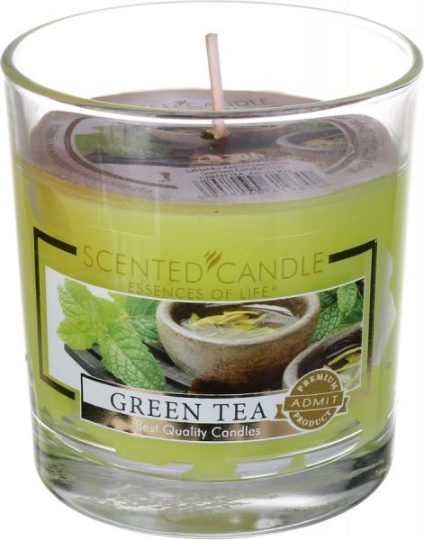 Ароматическая свеча Зеленый чай Admit