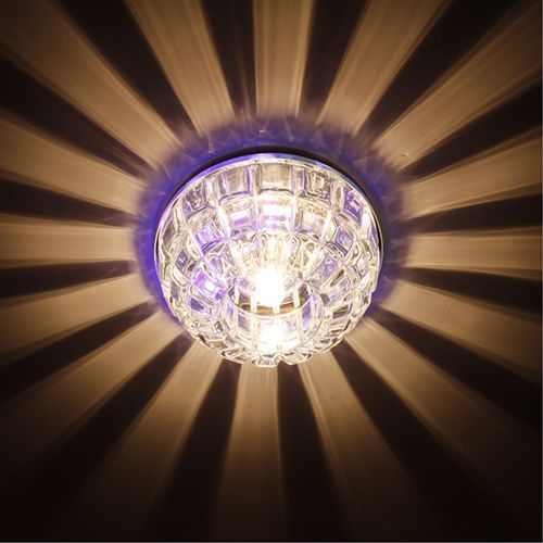 Светильник точечный LightMaster с RGB-подсветкой 35 Вт G9 прозрачный CL1087 