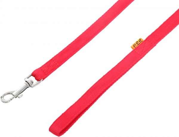 Повідець Dog Extreme з нейлону подвійний 2x122 см червоний