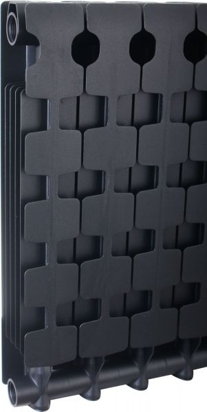 Радіатор алюмінієвий Fondital (12 секцій) BLITZ SUPER B4 BLACK COFFEE