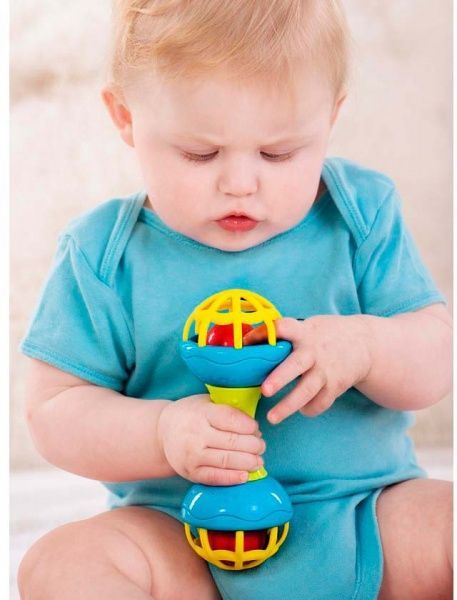 Брязкальце Bebelino м'яка гантелька (4823091303074)