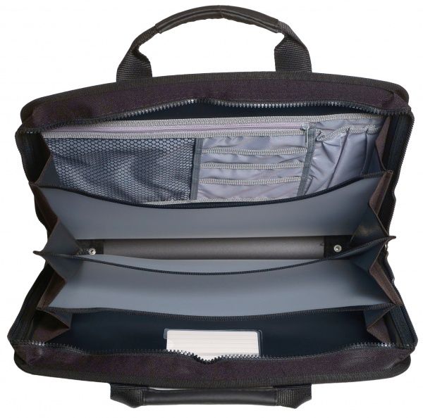 Портфель на молнии с органайзером B4 черный 5076 SCHOLZ