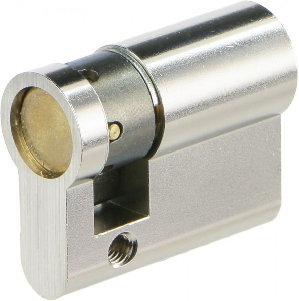 Циліндр Abus E45 10x30 ключ-половинка 40 мм матовий нікель