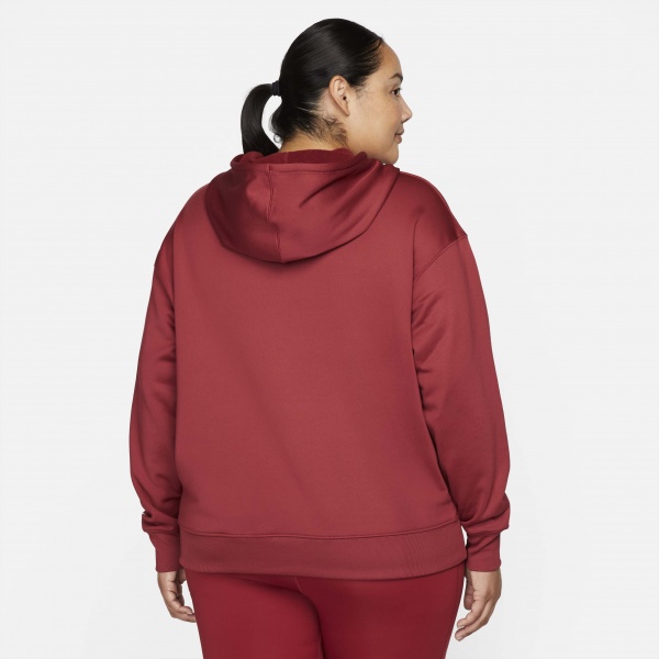 Джемпер Nike W NK TF HBR GRX AL TM FC PO HD DD6464-690 р. M малиновий