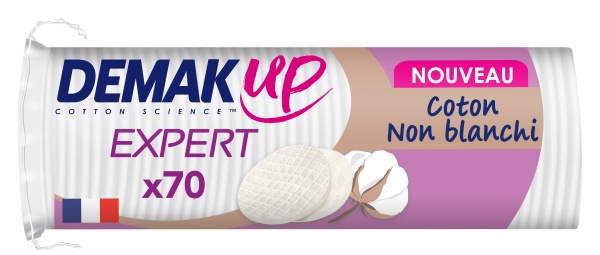 Ватные диски DEMAKUP Cotton Expert Round 70 шт. (мягкая)